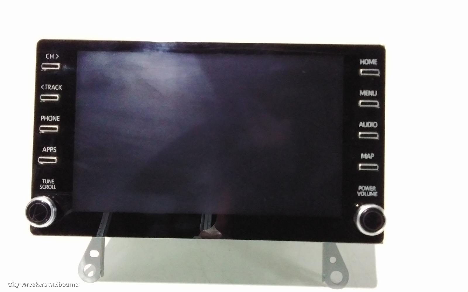 TOYOTA HIACE RADIO/CD/DVD/SAT/TV, HEAD UNIT, W/ DISPLAY UNIT, 8IN TOUCHSCREEN, 300 SERIES, 02/2019 - 10/2023