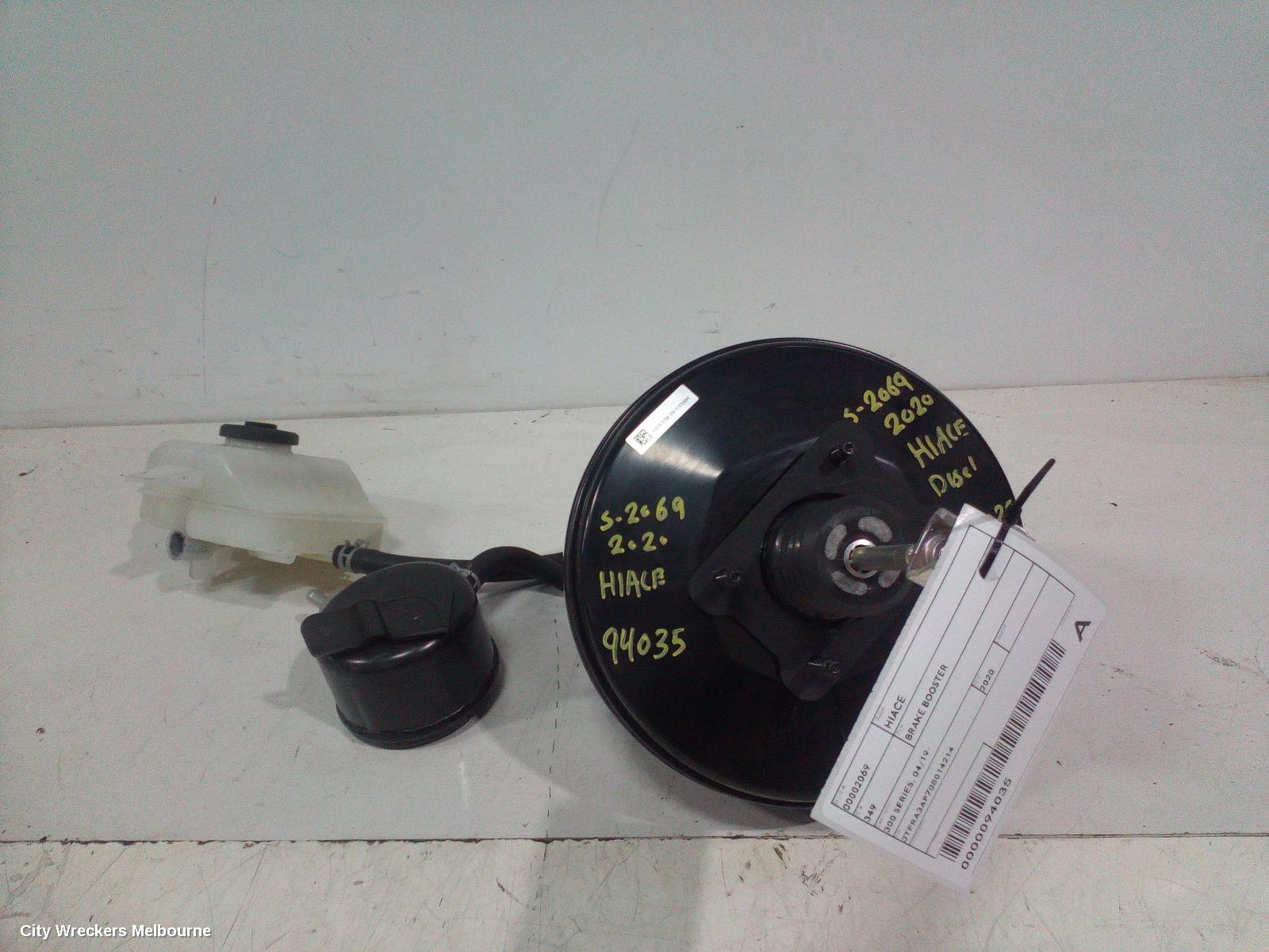TOYOTA HIACE BRAKE BOOSTER, DIESEL, 2.8, 1GD-FTV, TURBO, 300 SERIES, 04/2019 ONWARDS