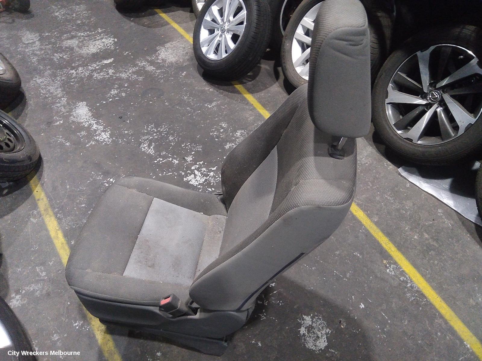 TOYOTA HIACE FRONT SEAT, RH FRONT, 300 SERIES, CLOTH, GREY, 02/2019 ONWARDS