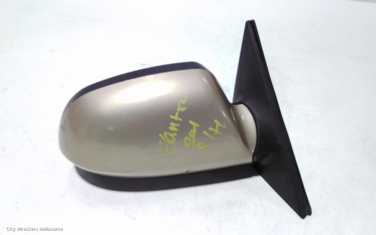 HYUNDAI ELANTRA RIGHT DOOR MIRROR, XD, POWER, COLOUR CODED, 10/2003 - 07/2006