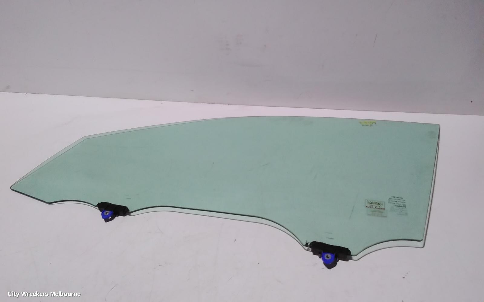 TOYOTA KLUGER LEFT FRONT DOOR WINDOW, GSU50/GSU55, 12/2013 - 02/2021