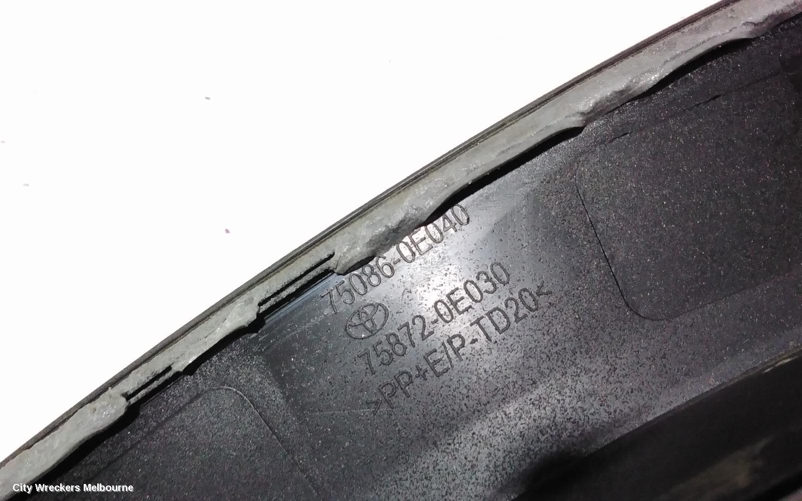 TOYOTA KLUGER WHEEL ARCH FLARE, XU70 SERIES, 03/2021 ONWARDS