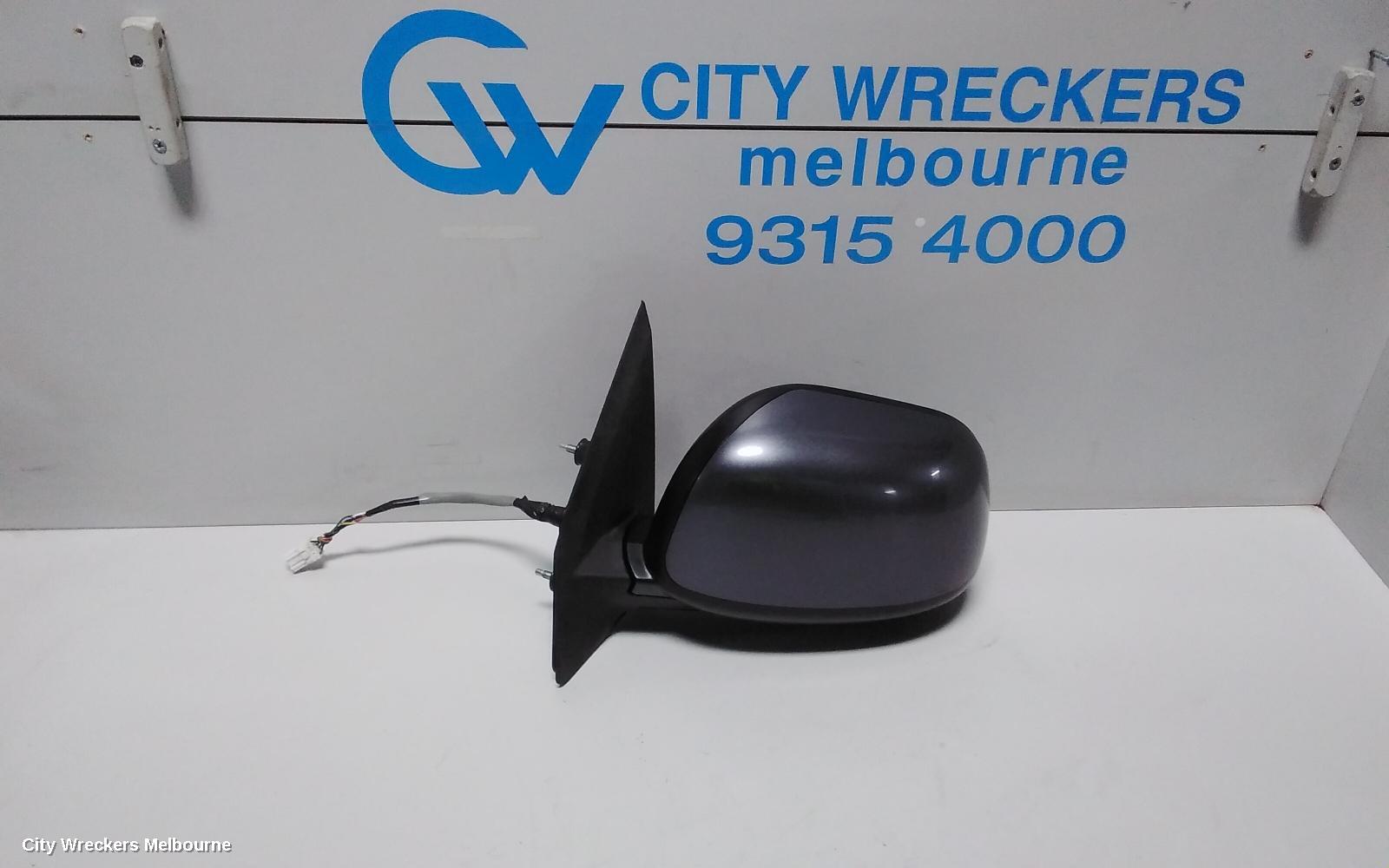 MITSUBISHI OUTLANDER LEFT DOOR MIRROR, ZG, 3 WIRE TYPE, 11/2006 - 09/2009