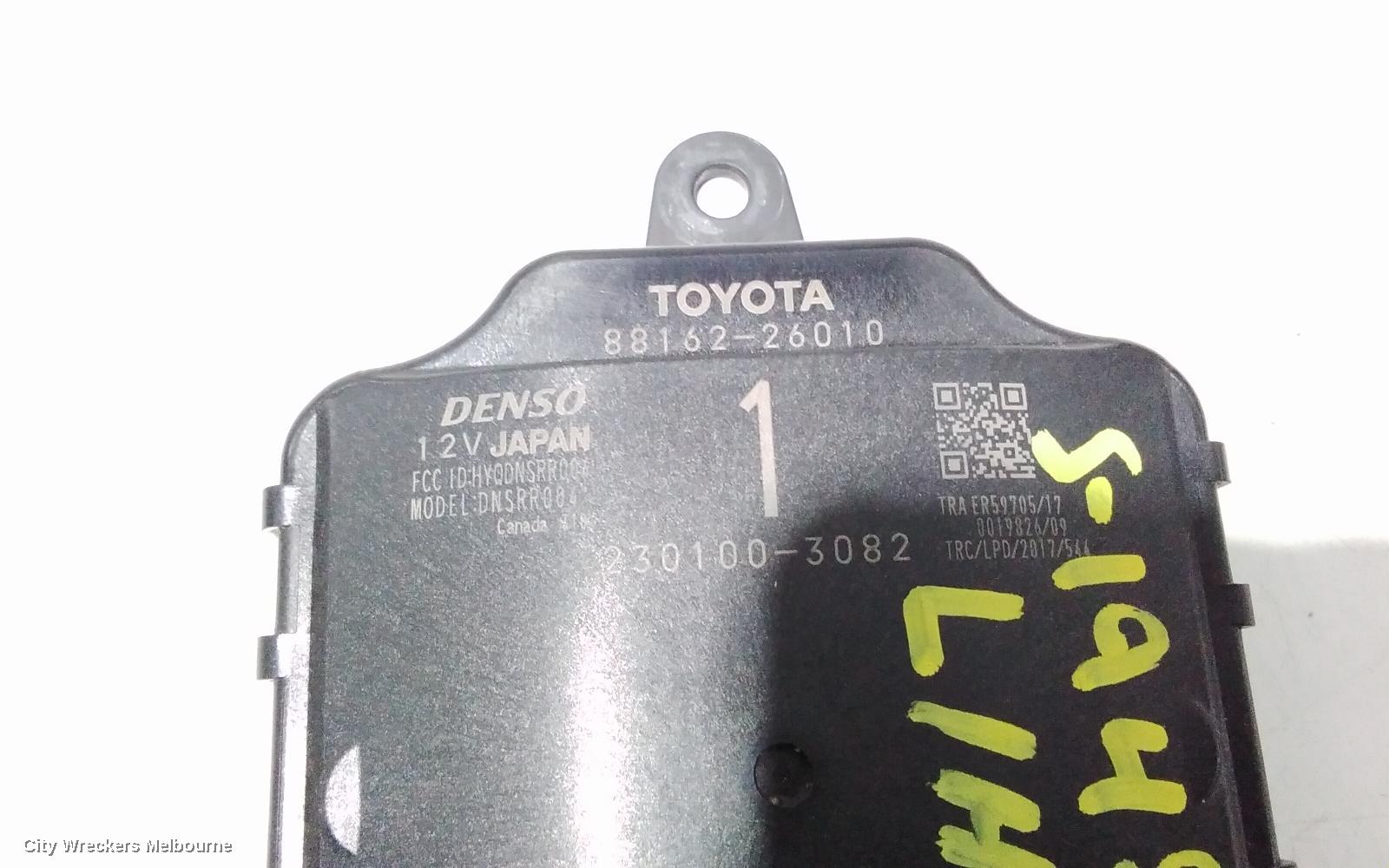 TOYOTA HIACE, 300 SERIES, 02/2019 ONWARDS, LHR BLIIND SPOT SENSOR: 93907
