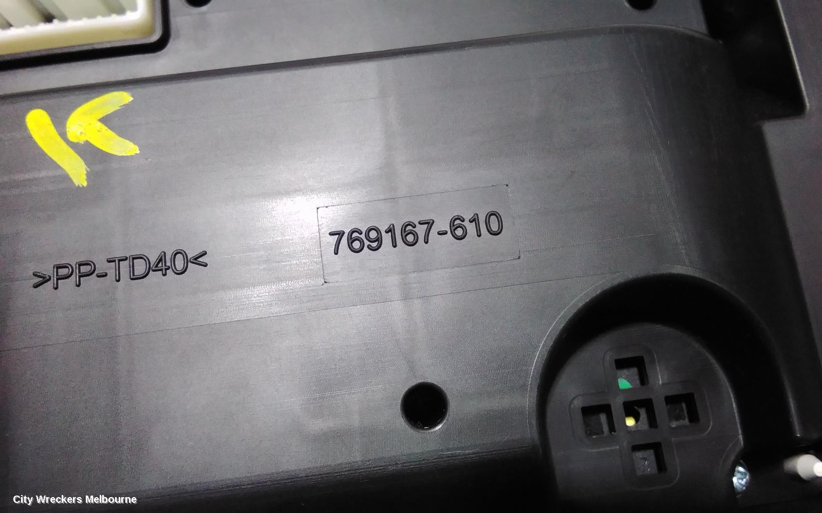 TOYOTA PRIUS INSTRUMENT CLUSTER, ZVW40R, PRIUS V, INSTRUMENT CLUSTER, 05/2012 - 05/2015