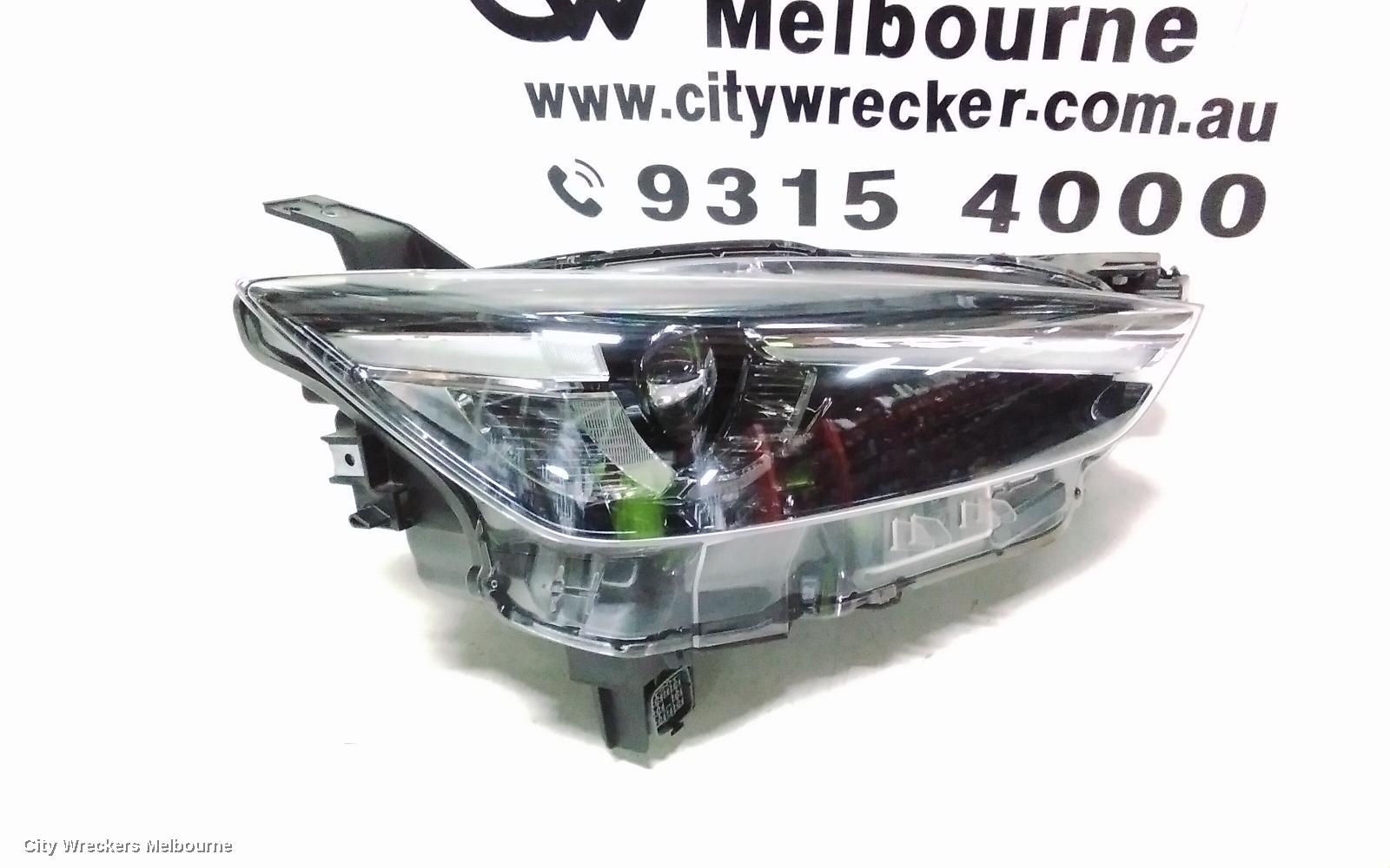 MAZDA CX3 RIGHT HEADLAMP, DK, LED, NON ADAPTIVE TYPE, 03/2015 ONWARDS