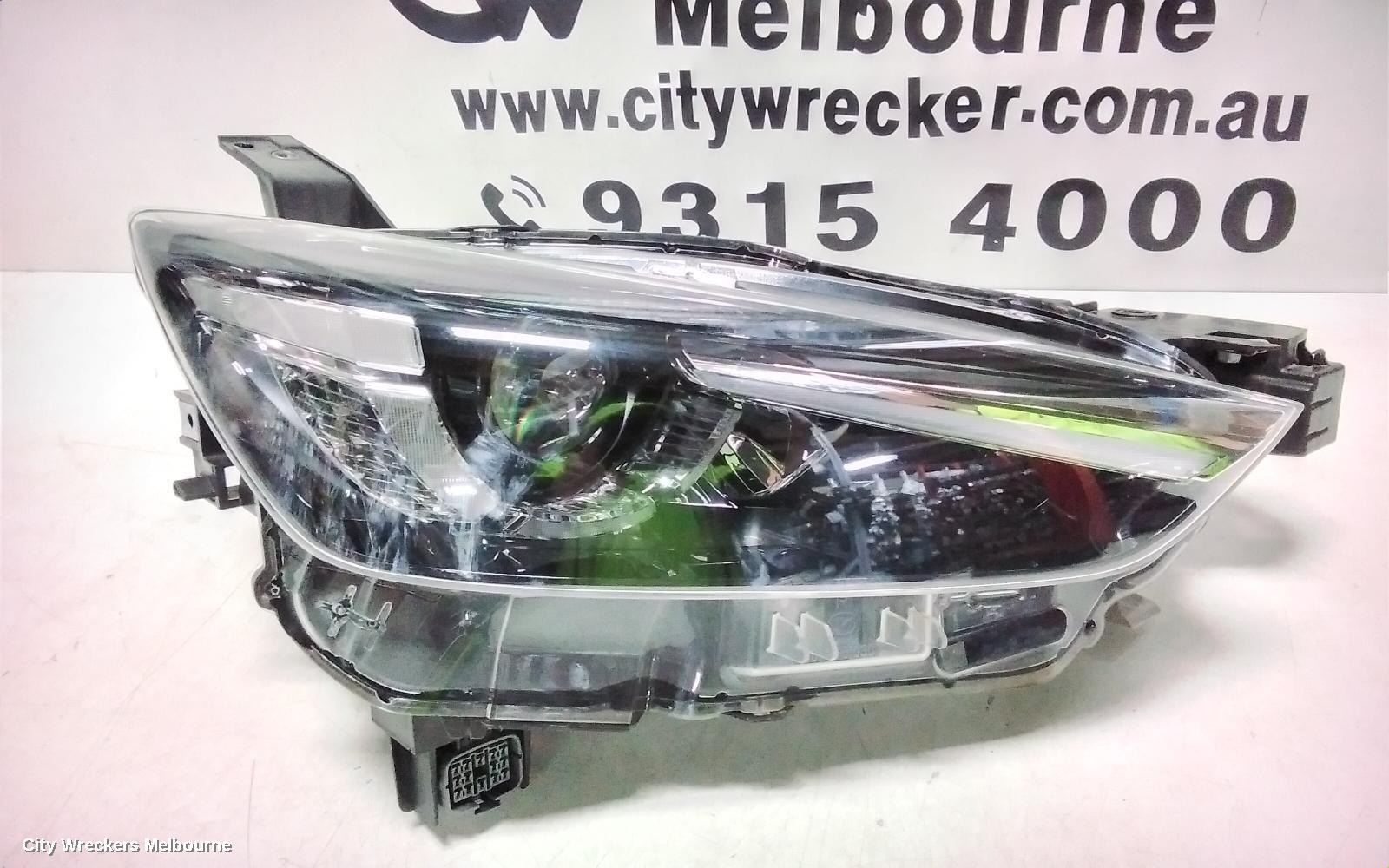 MAZDA CX3 RIGHT HEADLAMP, DK, LED, NON ADAPTIVE TYPE, 03/2015 ONWARDS