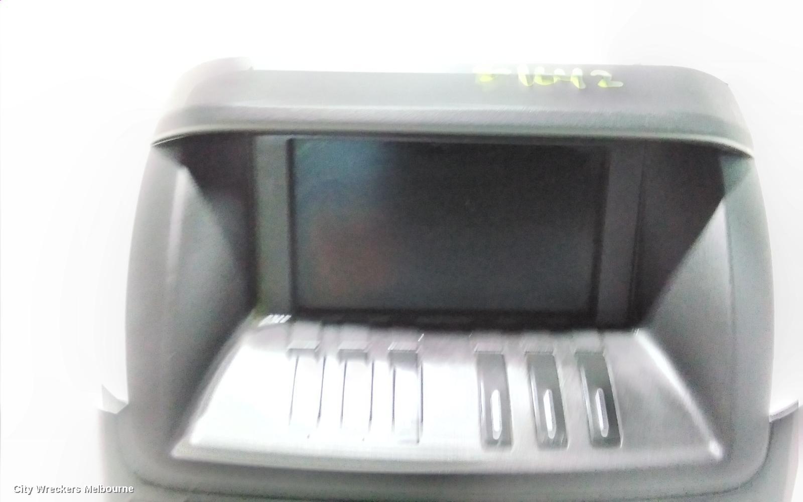 FORD TERRITORY RADIO/CD/DVD/SAT/TV, SZ MKI-MKII, CONTROL PANEL, STANDARD, BLACK FACE (SILVER BUTTON), 04/2011 - 12/2016