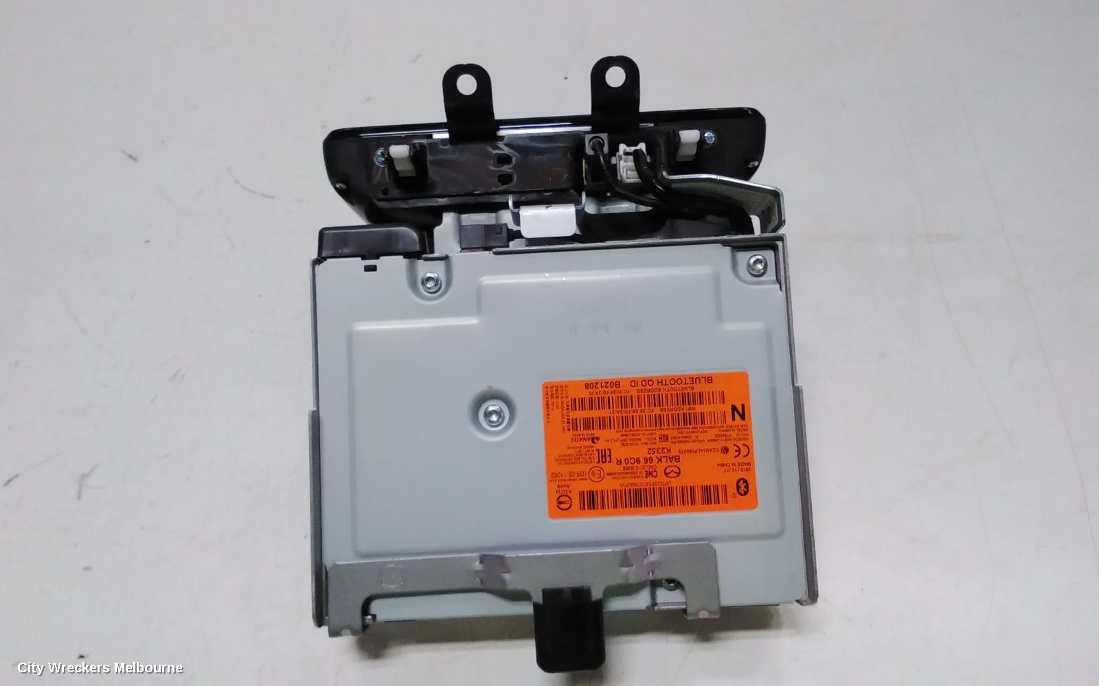 MAZDA CX3 RADIO/CD/DVD/SAT/TV, DISPLAY UNIT, 7IN TOUCHSCREEN, DK, 03/2015 - 02/2022