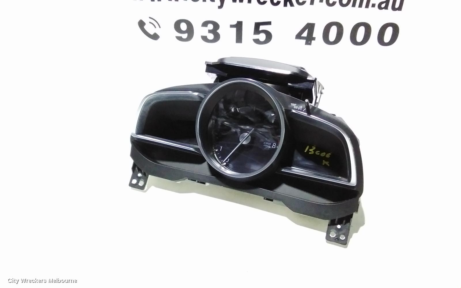 MAZDA CX3 INSTRUMENT CLUSTER, INSTRUMENT CLUSTER, PETROL, AUTO T/M, STOURING/AKARI, DK, 06/2018 ONWARDS