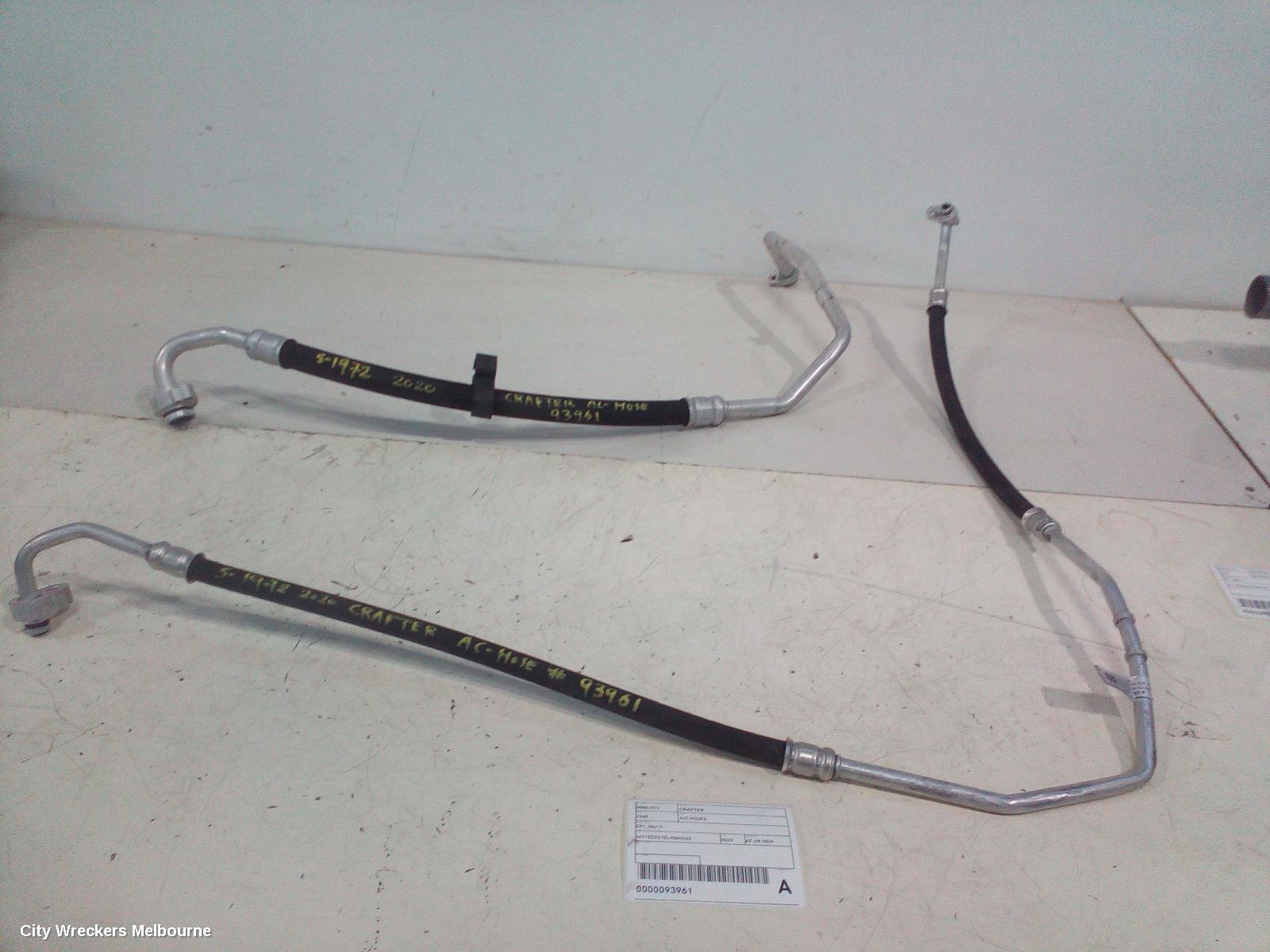VOLKSWAGEN CRAFTER A/C HOSES, SY1, 08/2017 ONWARDS