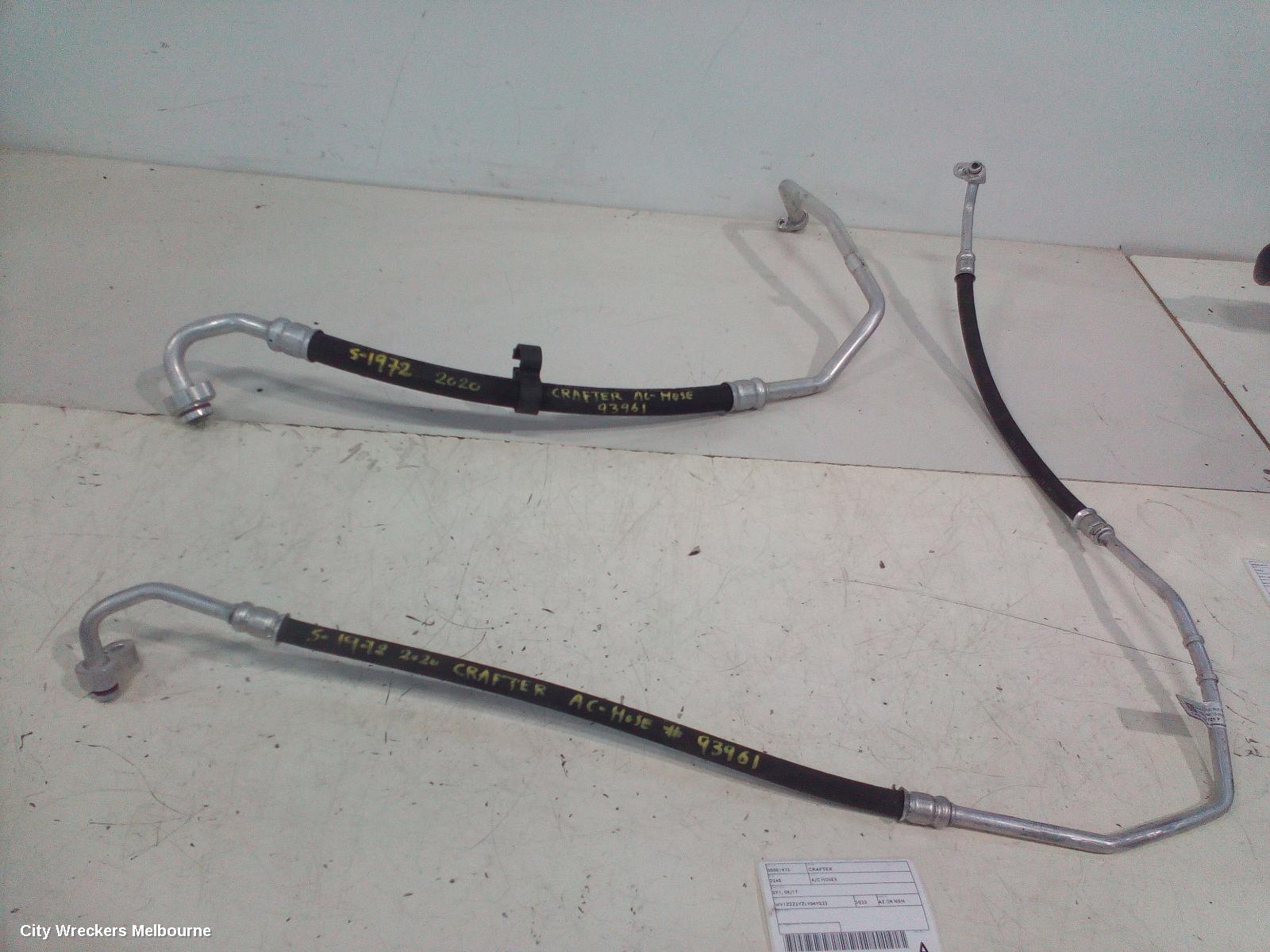 VOLKSWAGEN CRAFTER A/C HOSES, SY1, 08/2017 ONWARDS
