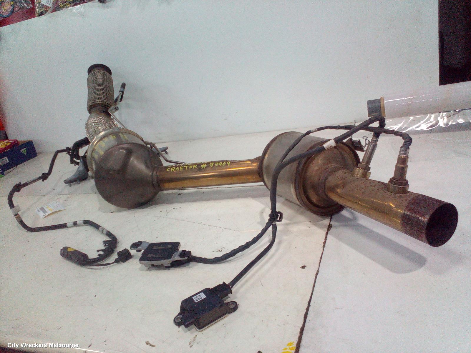 VOLKSWAGEN CRAFTER CATALYTIC CONVERTER, DOWNPIPE-CAT TYPE, 2.0, DIESEL, DAVA CODE, SY1, 08/2017 ONWARDS
