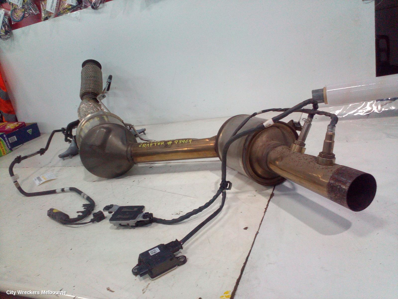 VOLKSWAGEN CRAFTER CATALYTIC CONVERTER, DOWNPIPE-CAT TYPE, 2.0, DIESEL, DAVA CODE, SY1, 08/2017 ONWARDS