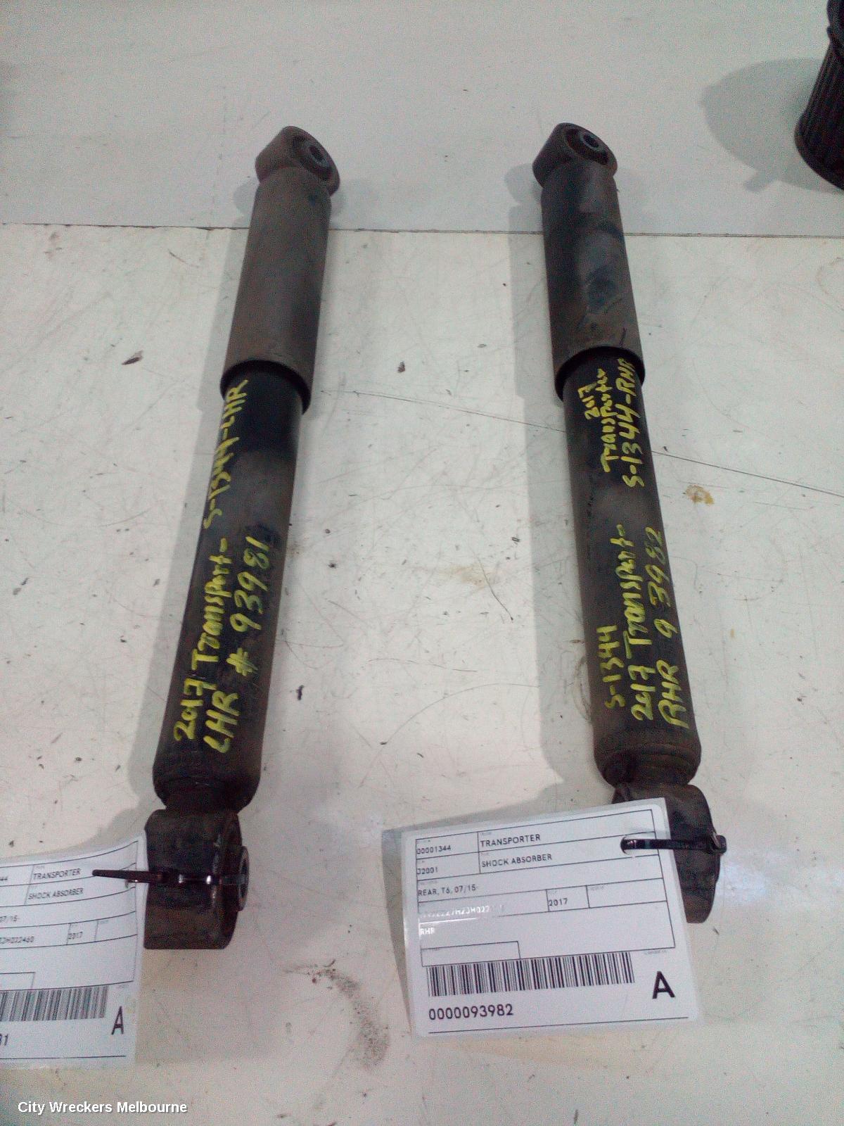VOLKSWAGEN TRANSPORTER SHOCK ABSORBER, REAR, T6, 07/2015 ONWARDS