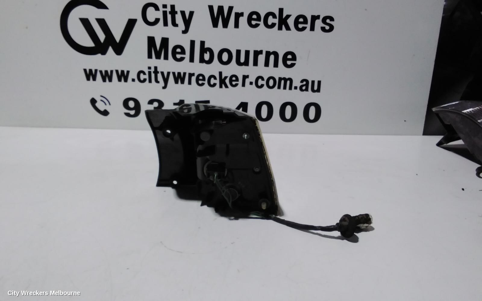 MITSUBISHI OUTLANDER LEFT TAILLIGHT, ZG-ZH, IN BODY, 11/2006 - 10/2012