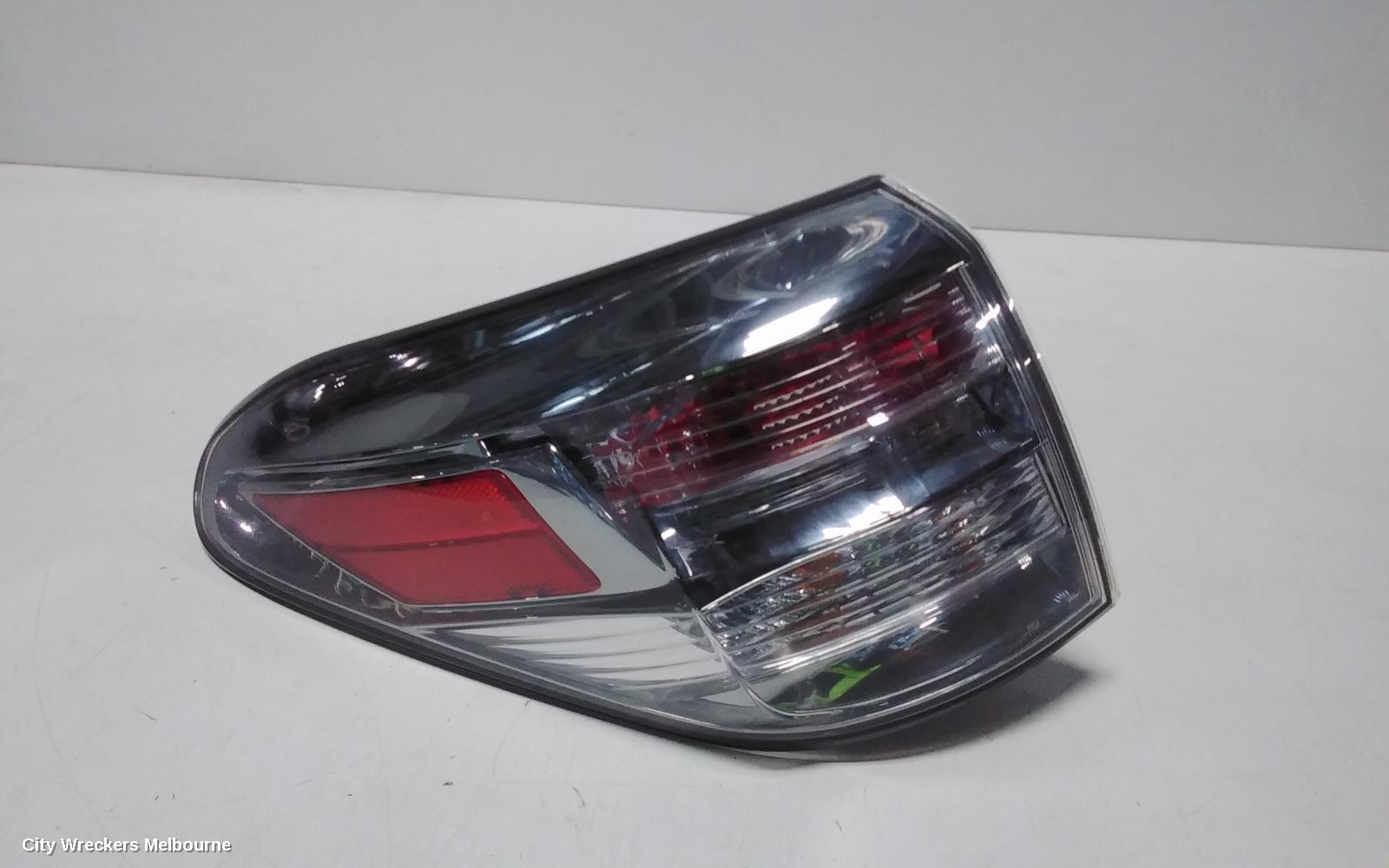 LEXUS RX SERIES LEFT TAILLIGHT, GGL15R, RX350, IN BODY, 12/2008 - 05/2012