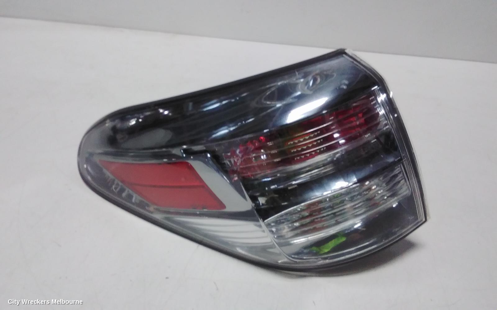 LEXUS RX SERIES LEFT TAILLIGHT, GGL15R, RX350, IN BODY, 12/2008 - 05/2012