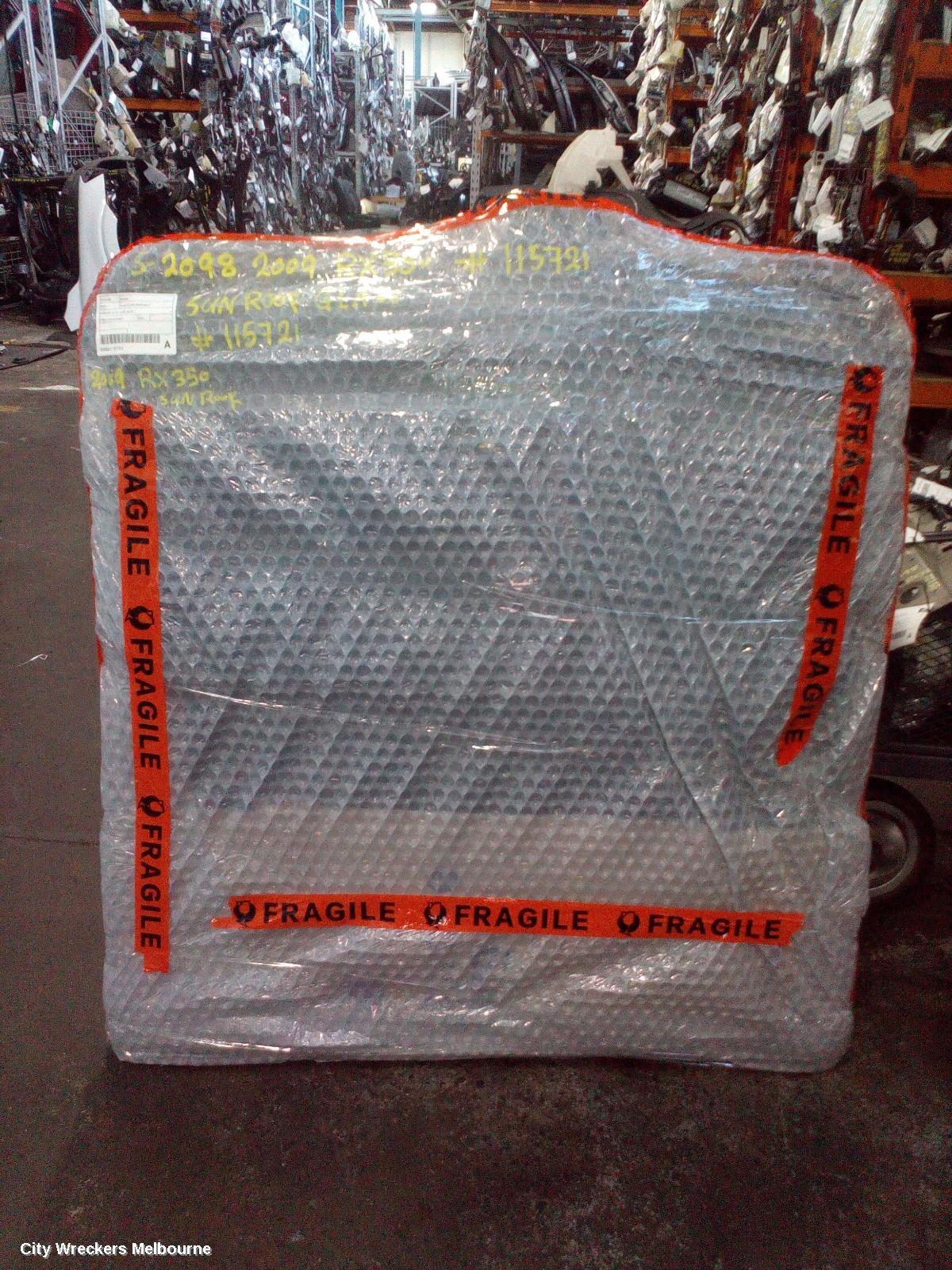 LEXUS RX SERIES ROOF GLASS/SUNROOF/T, SUNROOF, AL10, 12/2008 - 08/2015