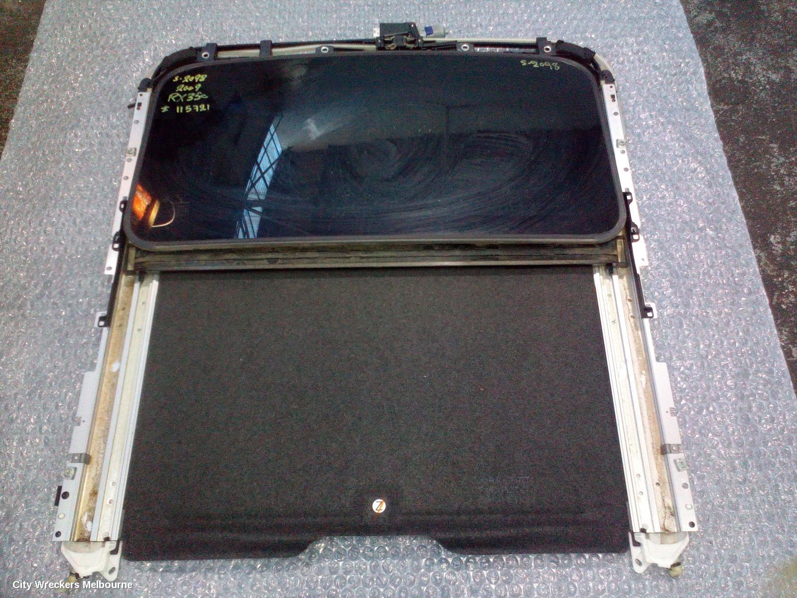 LEXUS RX SERIES ROOF GLASS/SUNROOF/T, SUNROOF, AL10, 12/2008 - 08/2015